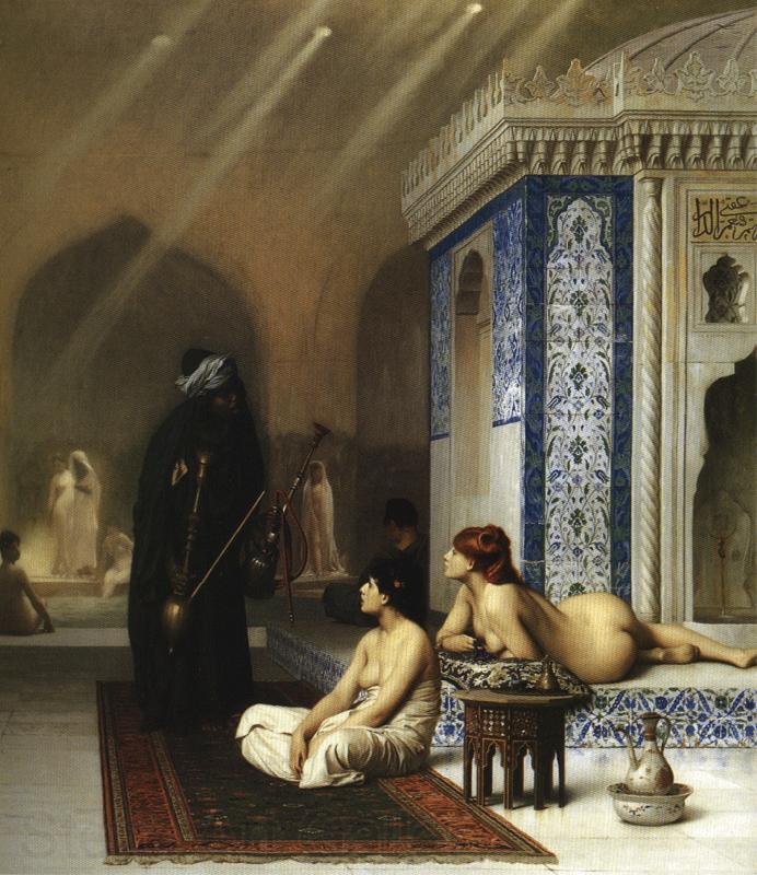 Jean - Leon Gerome Pool in a Harem. France oil painting art